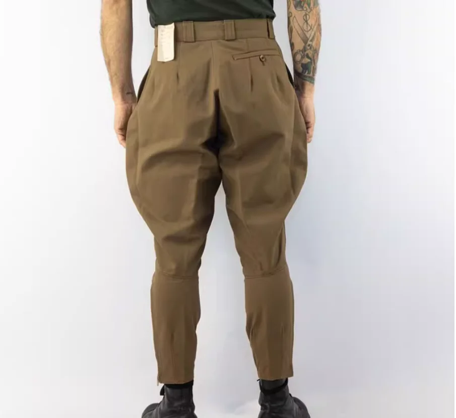 Retro Knight 9-point Pants Men's Loose Large Casual Small Bag Pants