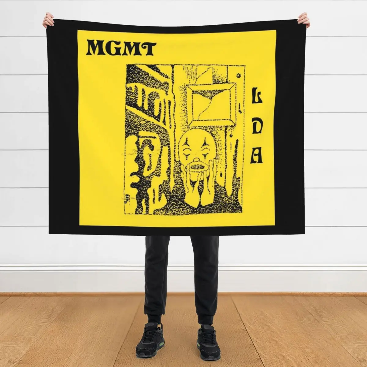 

Little dark age Throw Blanket Bed linens Soft Beds Personalized Gift bed plaid Blankets