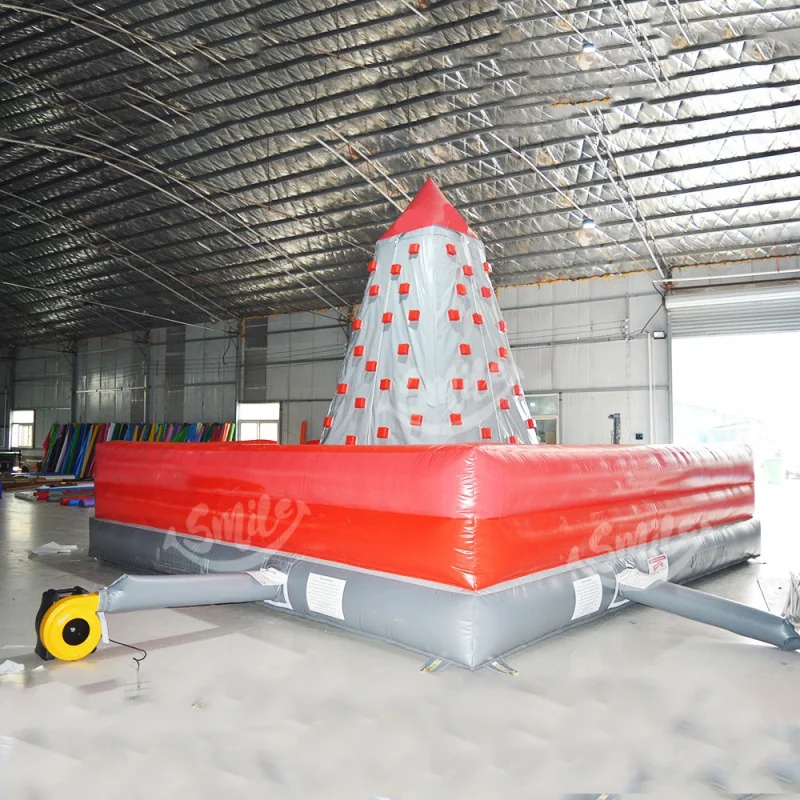 Commercial Grade Inflatable Climbing Wall Tower Party Rental Giant Interactive Sport Game PVC Material 6x6x5M Easy Setup