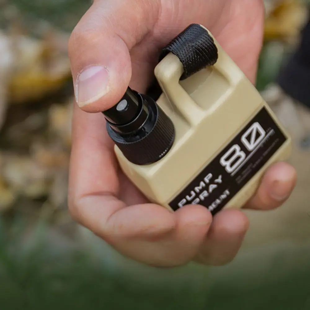 80ml Pump Spray Bottle Portable Empty Cosmetic Containers with Buckle Alcohol Perfume Refillable For Outdoor Camping Hiking