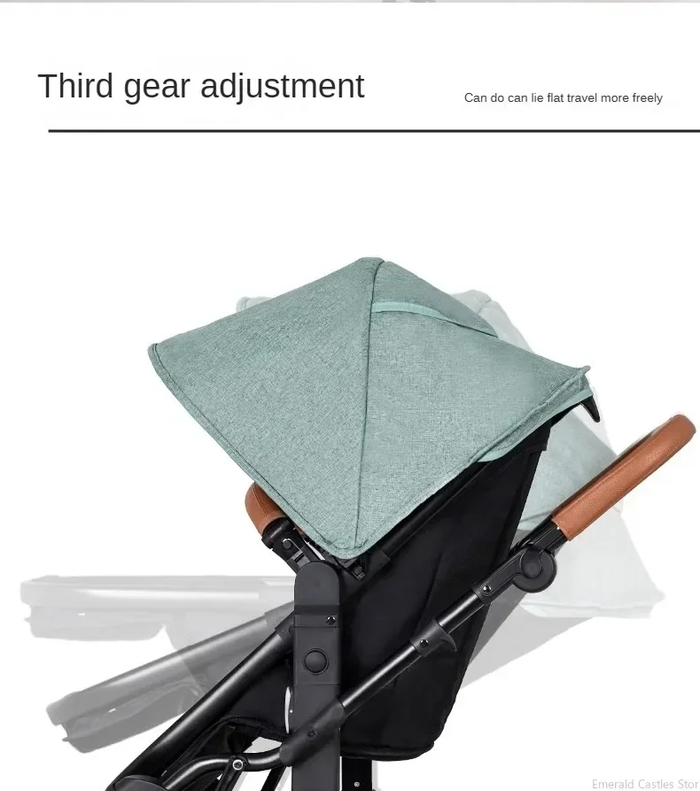 Twins Baby Stroller Can Sit and Lie Double Kids Trolley Stroller Shock Absorber Foldable Child Baby Carriage Foldable