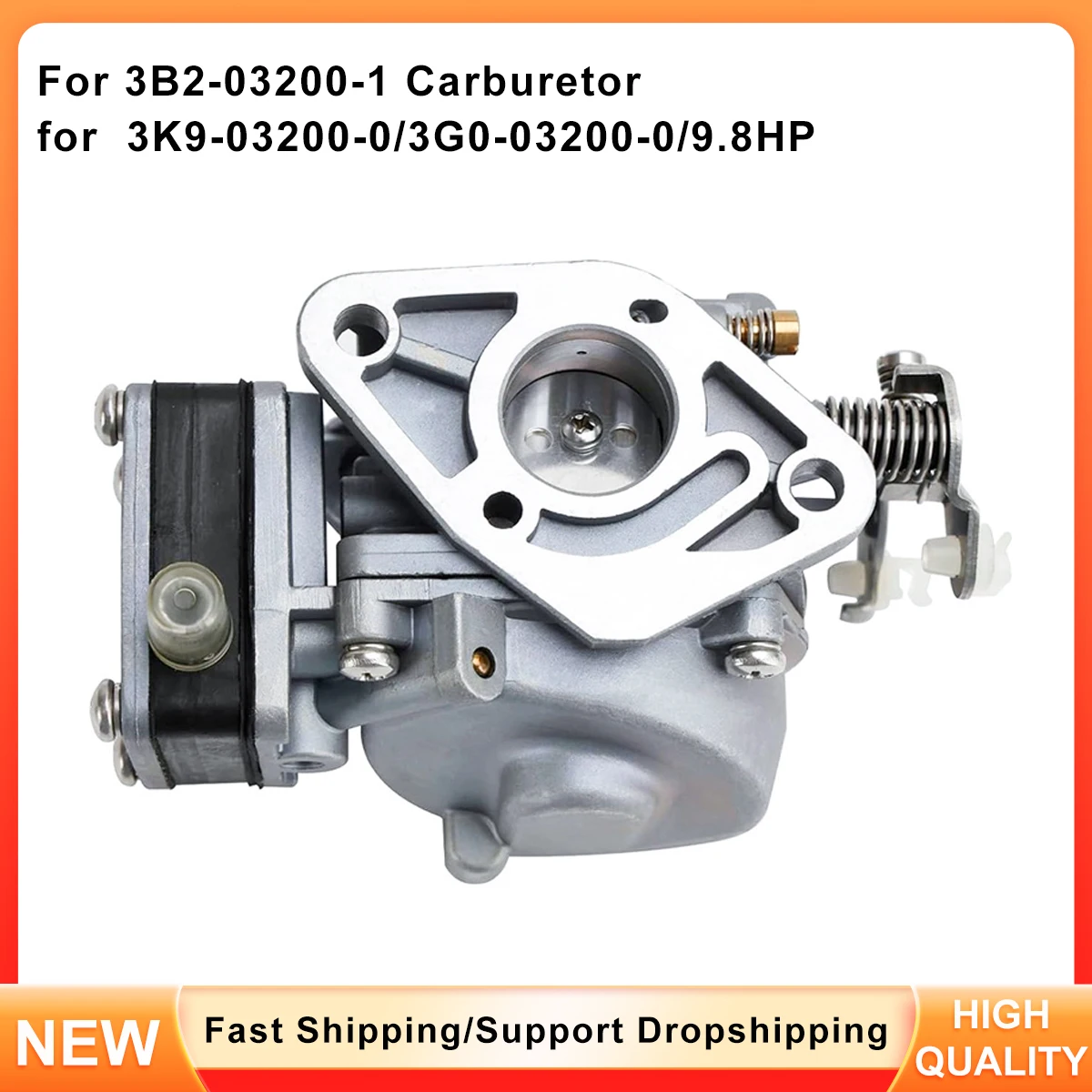

Replacement Carburetor for Outboard Motor - 812648T Fits 3303-812647T1 3303-812648T Models