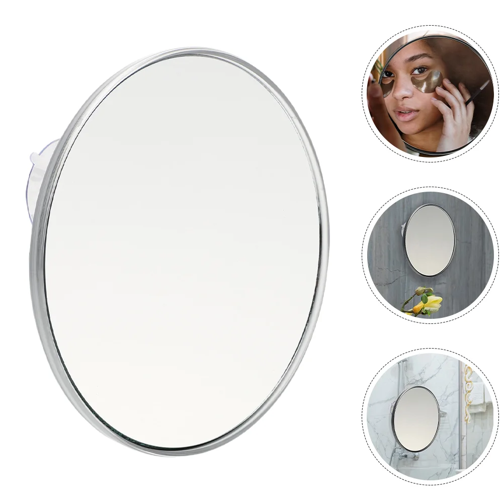 

Bathroom Makeup Mirror Magnified Small Magnifying for Set Suction Silver 30x Cup