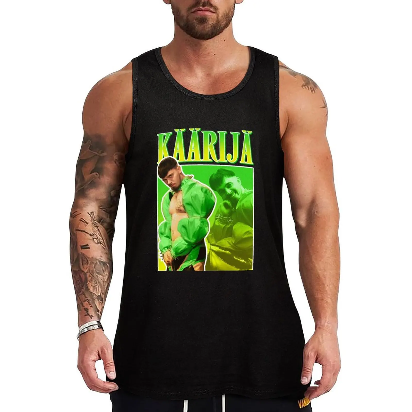 

Krij Cha Cha Cha Eurovision 2023 Finland Y2K Kaarija Tank Top Men's tops plain t-shirt Men's clothes luxury style