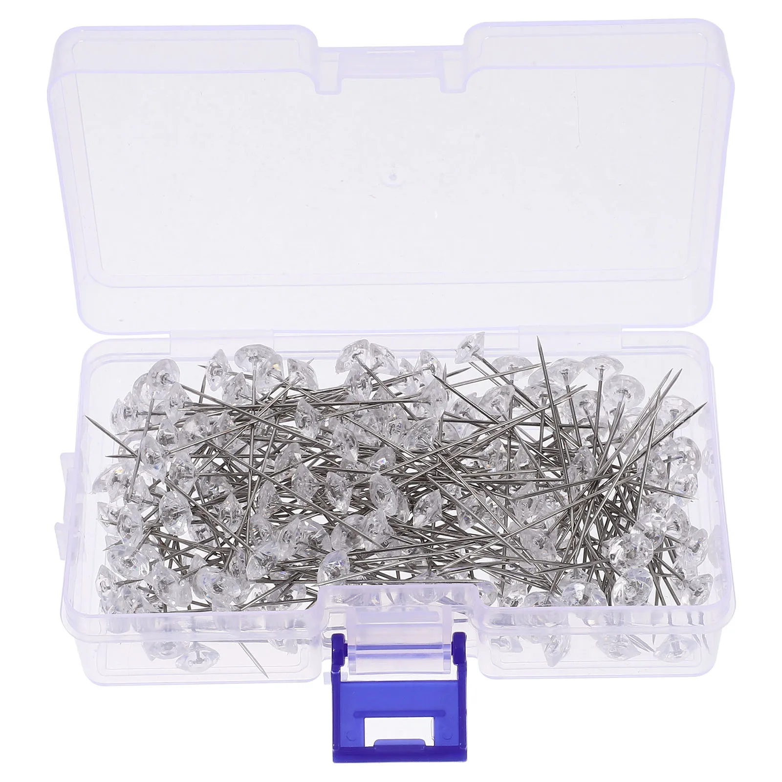 

200pcs Corsage Unique Design Bouquet Accessories Flower Boutonniere Supplies Sewing Material Storage Box Wedding
