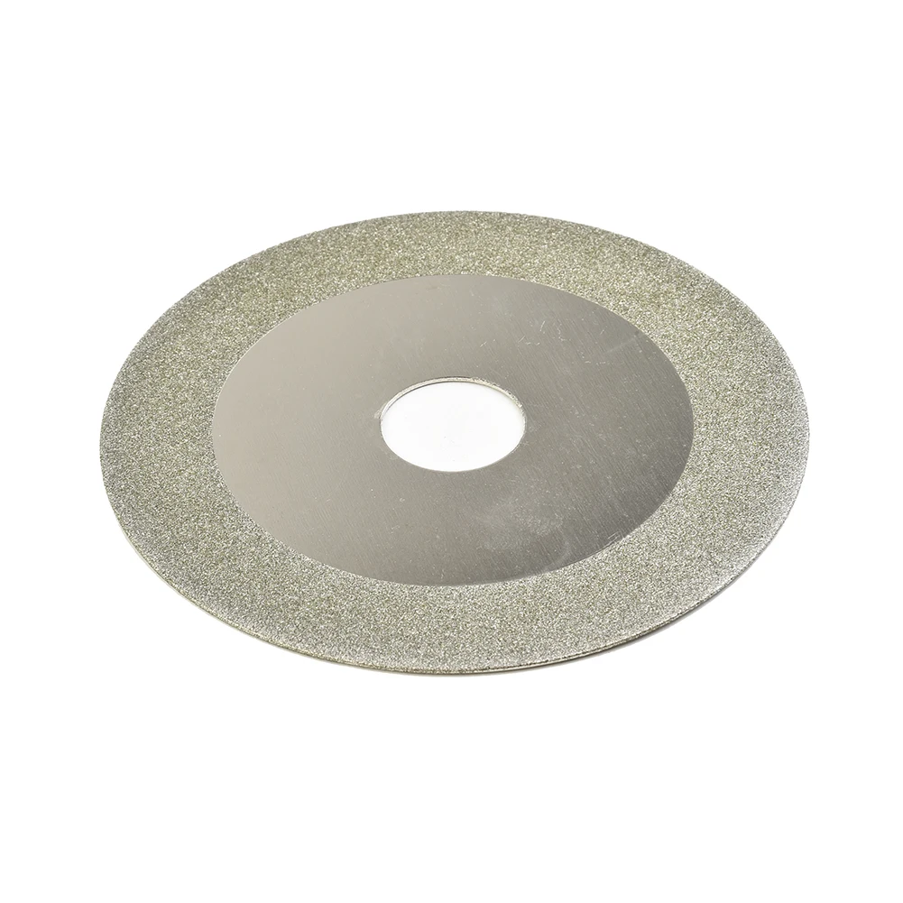 Disco de molienda de 4 pulgadas, herramienta rotativa abrasiva de corte de agujero de 20mm para joyería de vidrio, piedra de roca, carburo