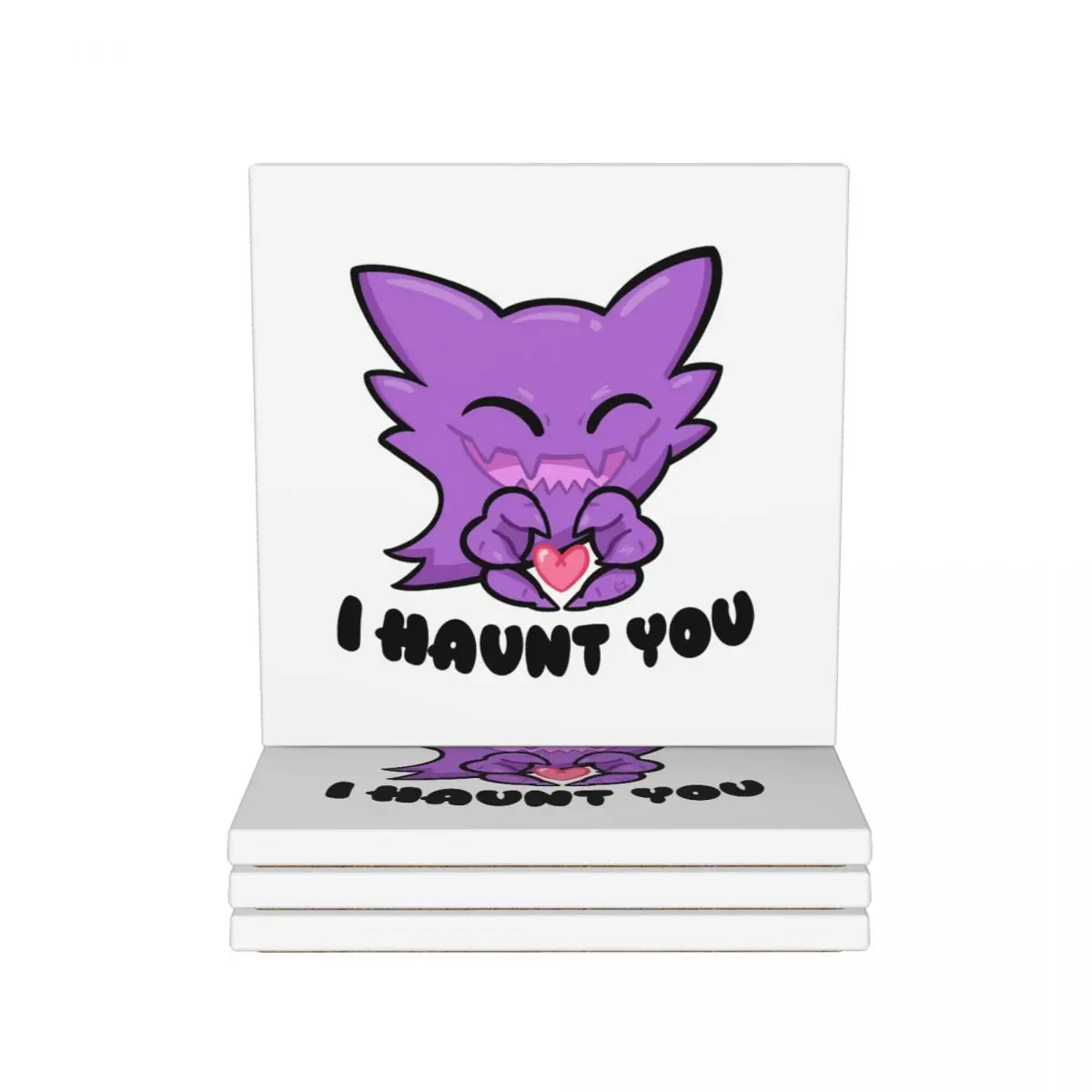 

Haunter I Haunt You Coaster Ceramics Baking Mat Table Decoration & Accessories Mat For Kitchen Table Placemats Coffee Mat