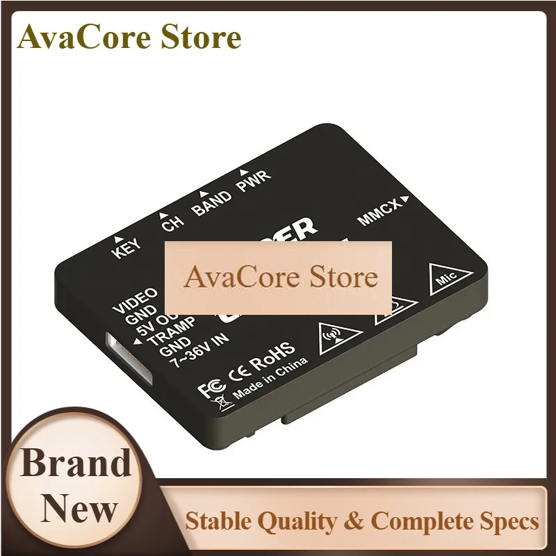 AvaCoreFoxeer 1.8W 5.8G 72CH Long Range FPV Transmitter With Pit MMCX Connector For Drone Racing