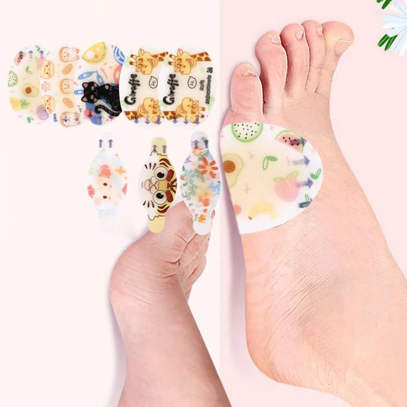 Gel Heel Protector Feet Patches Adhesive Blister Pads Heel Liner Shoes Foot Stickers Pain Relief Plaster Foots Care Cushion Grip