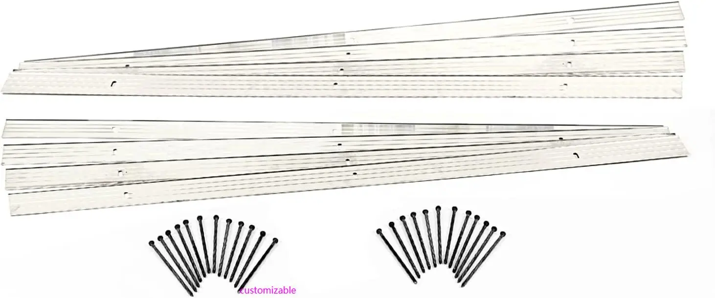 

НОВЫЙ комплект алюминиевого проекта для ландшафтной окантовки, 8 металлических садовых окантовки с шипами, 48 футов, мельница