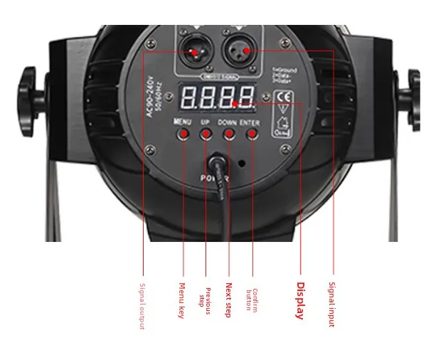 Stage lighting led high power 120 3W full color lights dyeing wedding performance surface light