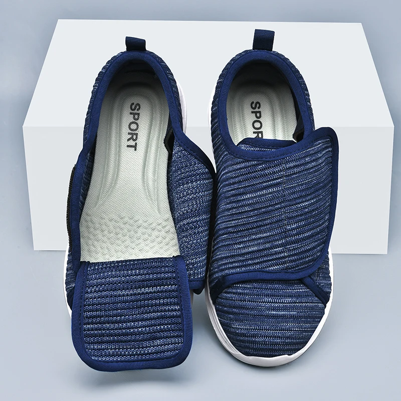 

Diabetic Shoes Medical For Man Ladies Wide Fat Foot Swollen Feet Shoes Hallux Valgus Bunion Orthopedics Thumb Eversion