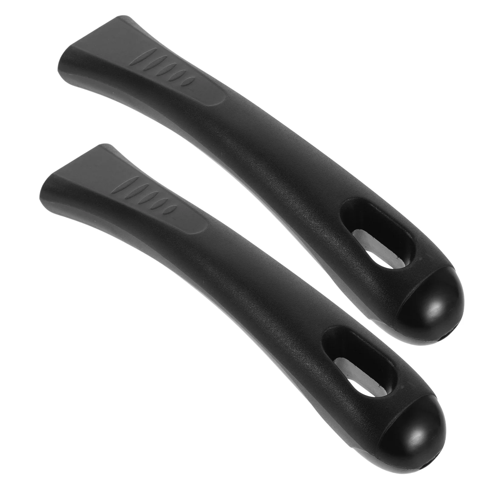 

2pcs Universal Pot Replacement Bakelite Pan Handle For Cooking Stainless Steel Screw On Grip High Temp Resistant Scald Proof