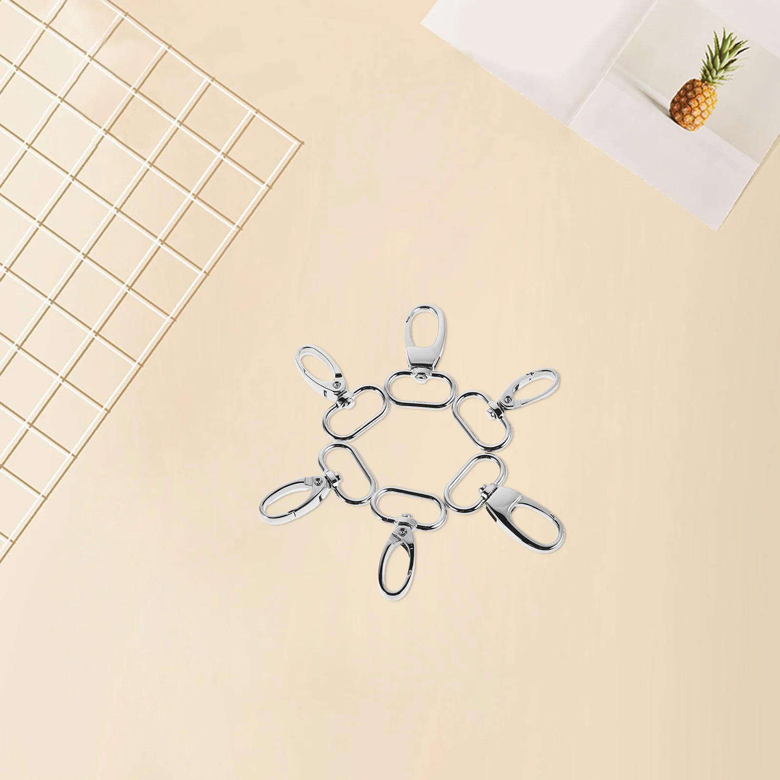 

10Pcs Zinc Alloy Shoulder Strap Hooks Secure Metal Clasps for Bags Keychains Backpack Buckle Replacement Swivel Trigger Snap