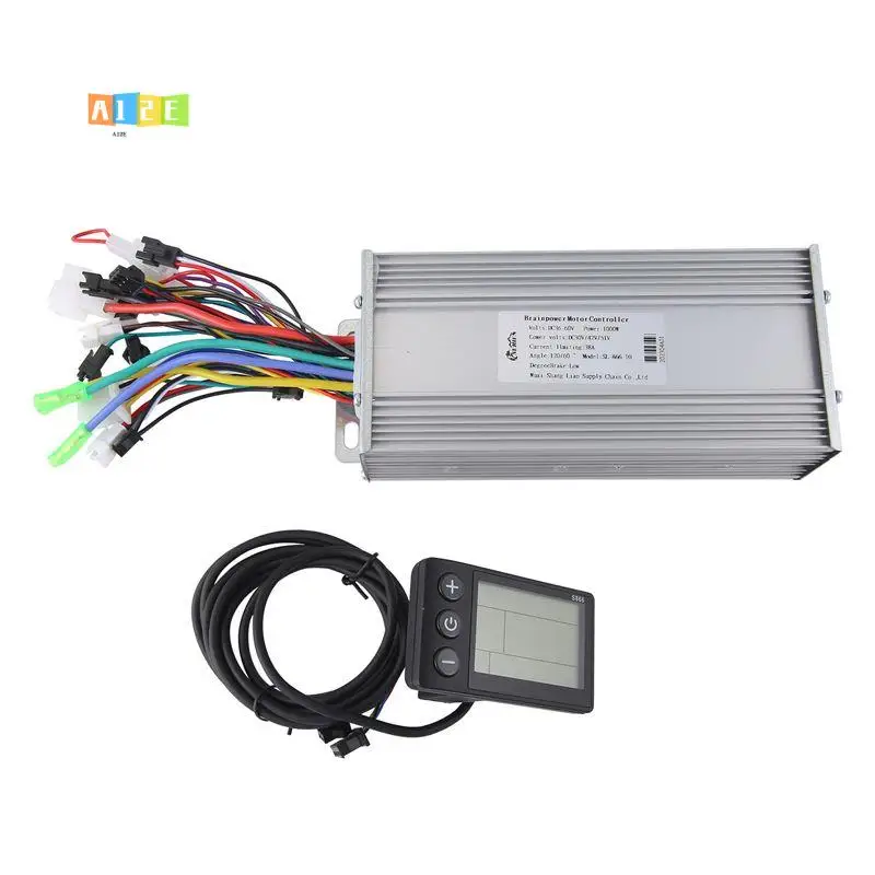 

A12E-Controller 1000W Work With S866 Display Controller 36V - 60V For Electric Bike Motor 1000W