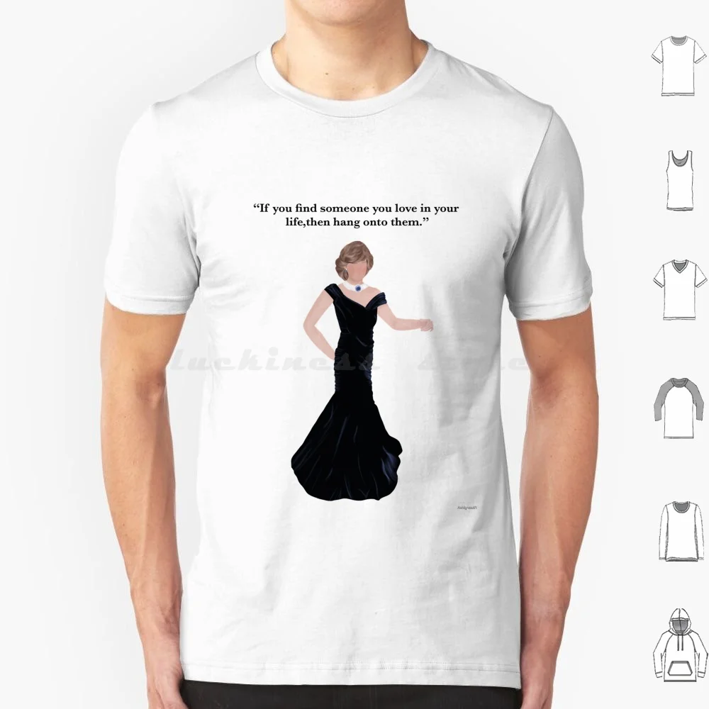 

Футболка принцессы Дианы, большой размер, 100% хлопок, принцесса Дианы, леди, Диана, королевская королева, Элизабет, поздняя принцесса Дианы