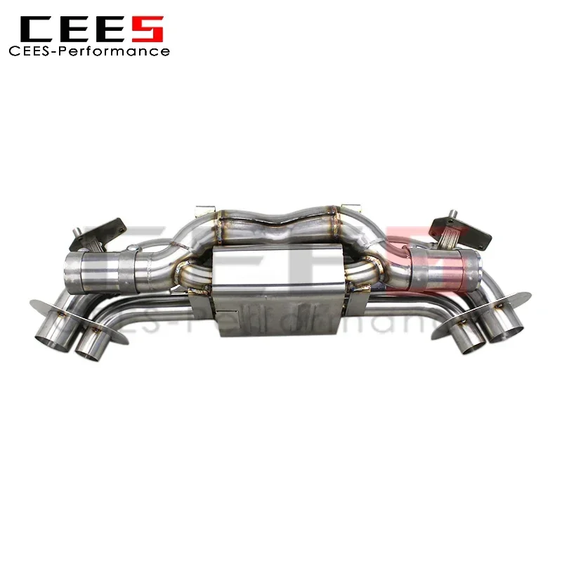 CEES Catback Exhaust System Muffler for Porsche 911 992 3.0T 2019-2024 Racing Sport Car Stainless Steel 304 Exhaust Pipe Escape