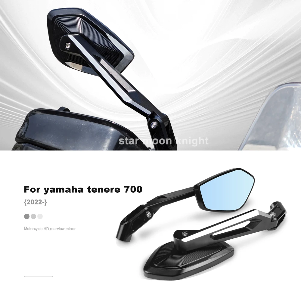 Tenere700 Rearview Mirror For YAMAHA TENERE 700 (2022-) Motorcycle Accessories Adjustabale Side Rear View Mirrors