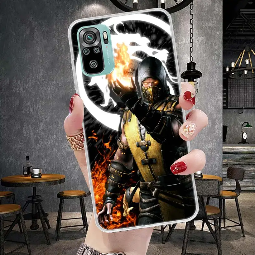 Mortal Kombat Soft Phone Case For Xiaomi Redmi 9A 9C 9T 10A 10C 12 12C 10 9 10X 8A 8 7A 7 6A 6 Pro K40 K20 K30 Cover