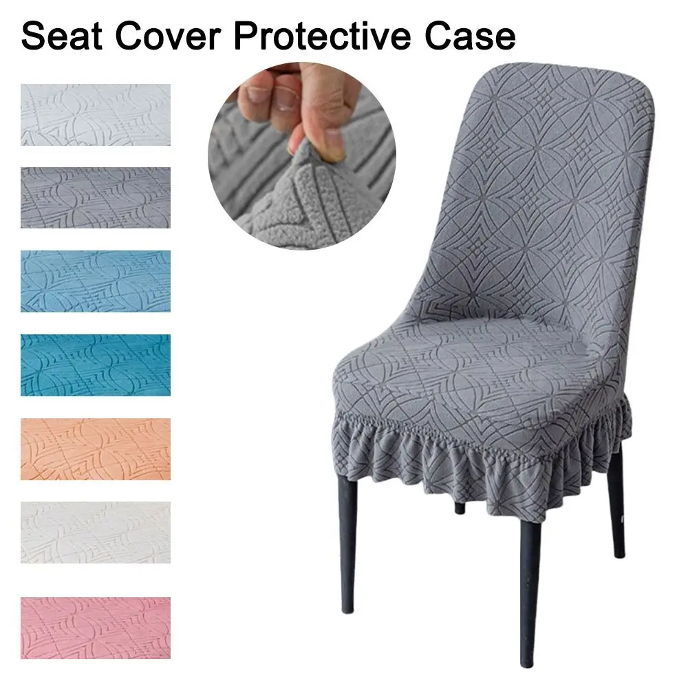 

New Universal Chair Cover Dustproof Removable Seat Cover Protective Case with Skirt Thickened Chair Seat Cushion