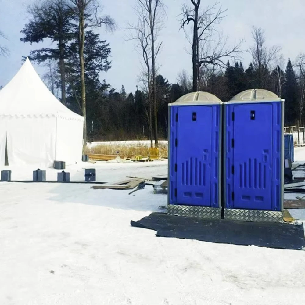 Portable toilet and shower room plastic mobile outdoor cabin suitable for activities and camping