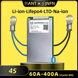 ANT Smart BMS 4S 12V 60A 130A 400A Lithium Battery BMS for 18650 Lifepo4 Li-Ion with bluetooth UART RS485 CAN power bank Solar