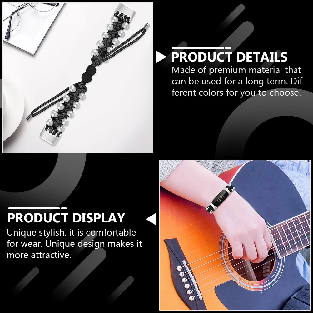 

Adjustable Fabric Pattern Watch Band Bracelet Replacement For Smart Watch Strap Replaceable Accessory