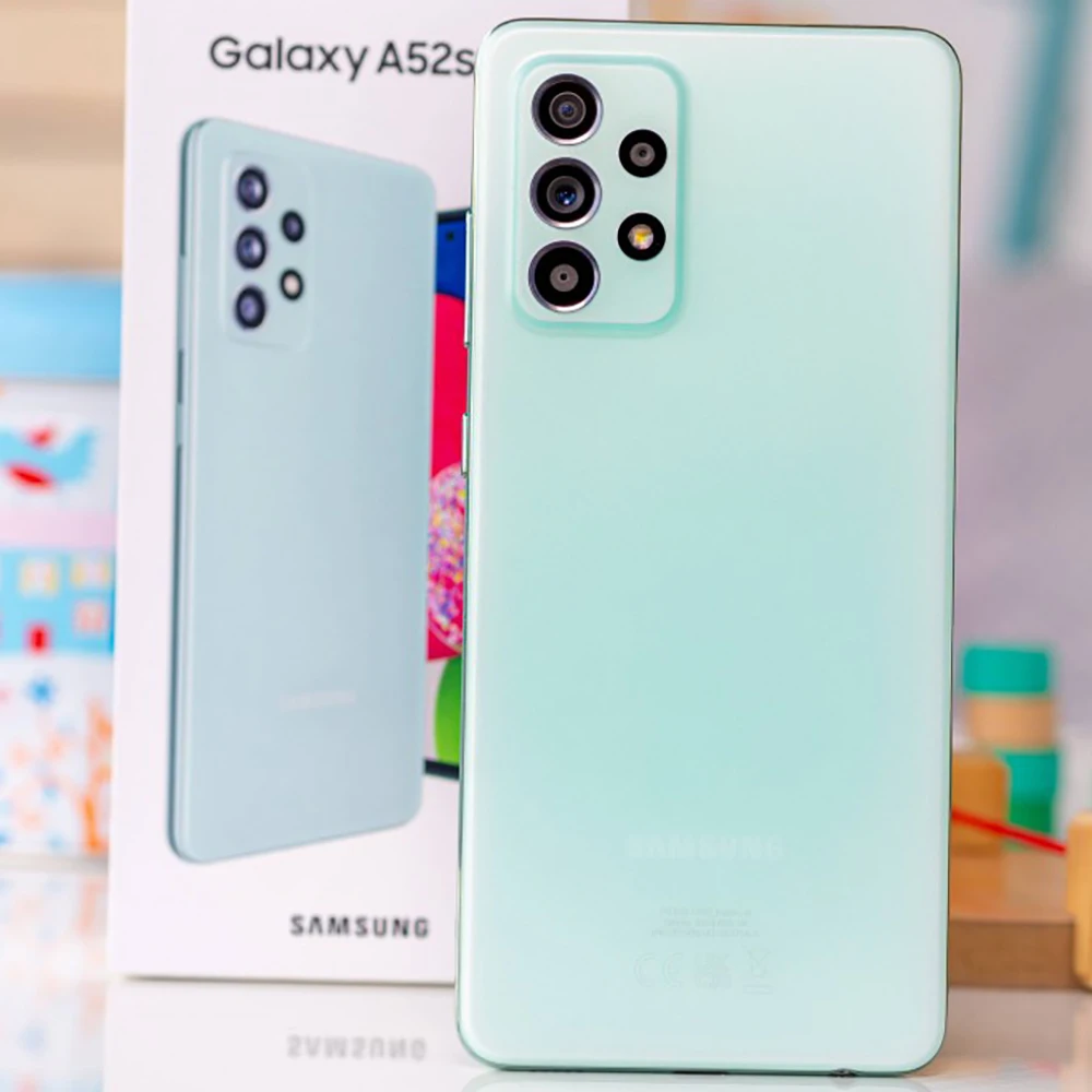 

Разблокированный смартфон Samsung Galaxy A52S 5G, Android, 6.5 дюймов, версия для США, 64 МП, четыре камеры, NFC, 4500 мАч, 25 Вт, 6 ГБ+128 ГБ
