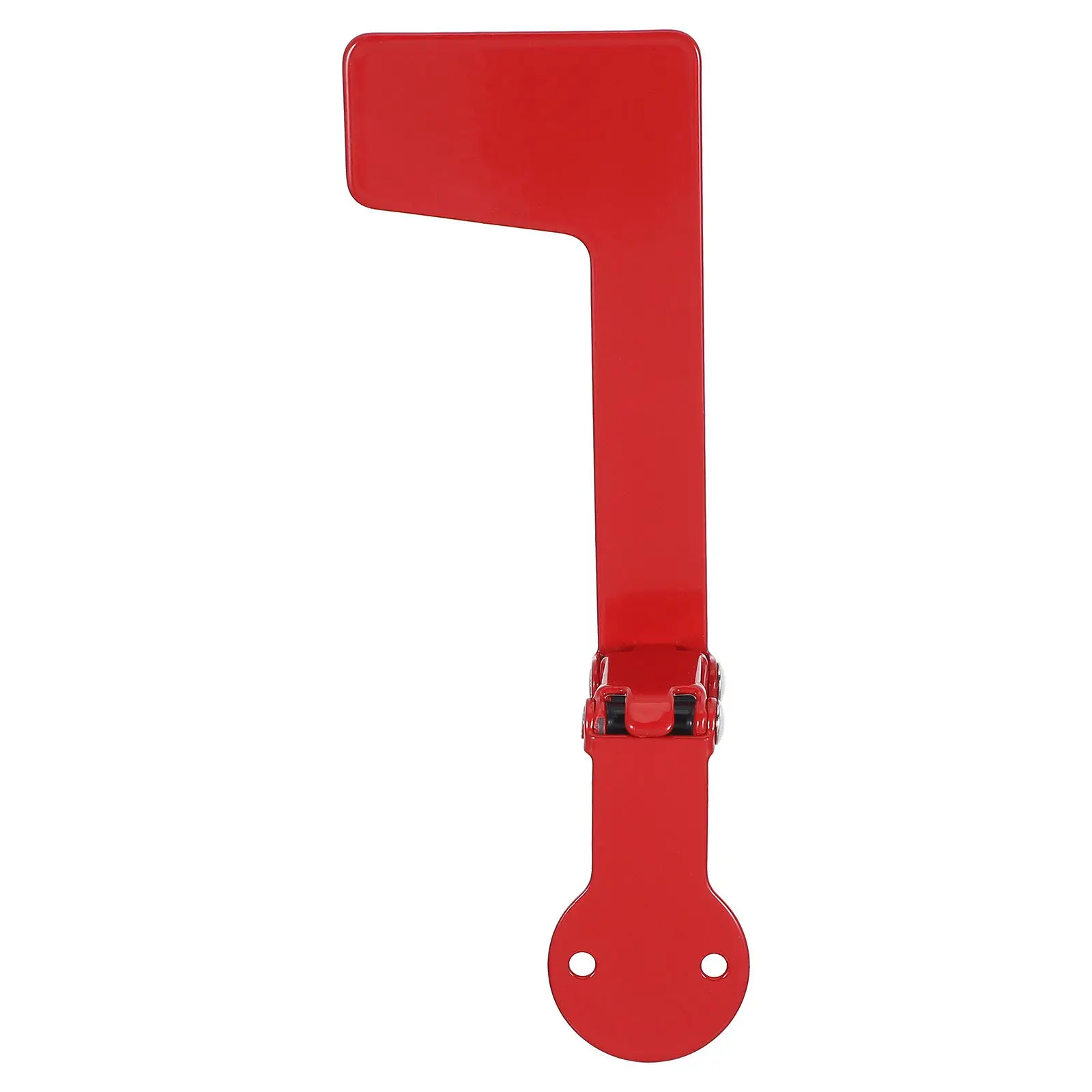 Red Metal Mailbox Flag Replacement Universal Fit Decorative Mailbox Accessory Outdoor Heavy Duty Flag for Wall Mount Post Stone