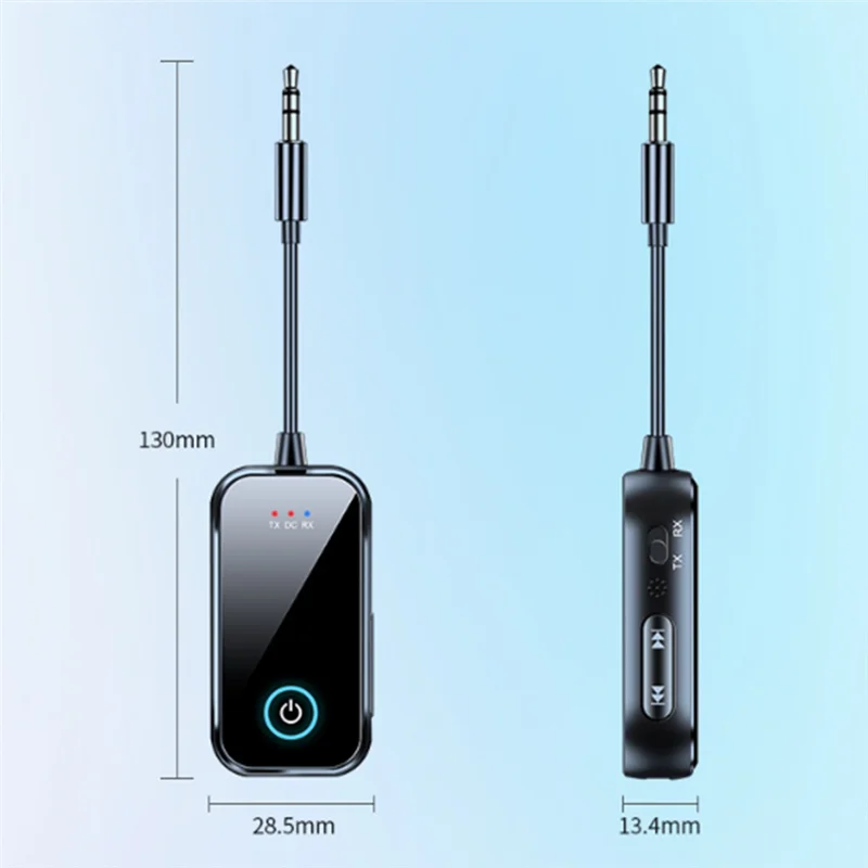 Bluetooth 5.4 Audio Receiver And Transmitter Car And Home USB Bluetooth Adapter 2 In 1 Wireless Aux Audio Adapter-Y47A