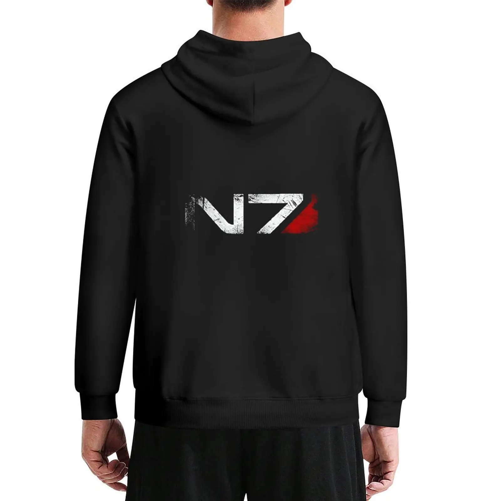 

Mass Effect N7 Logo Hoodie korean clothes mens clothing fashion men men's sweat-shirt new in hoodies & sweatshirts