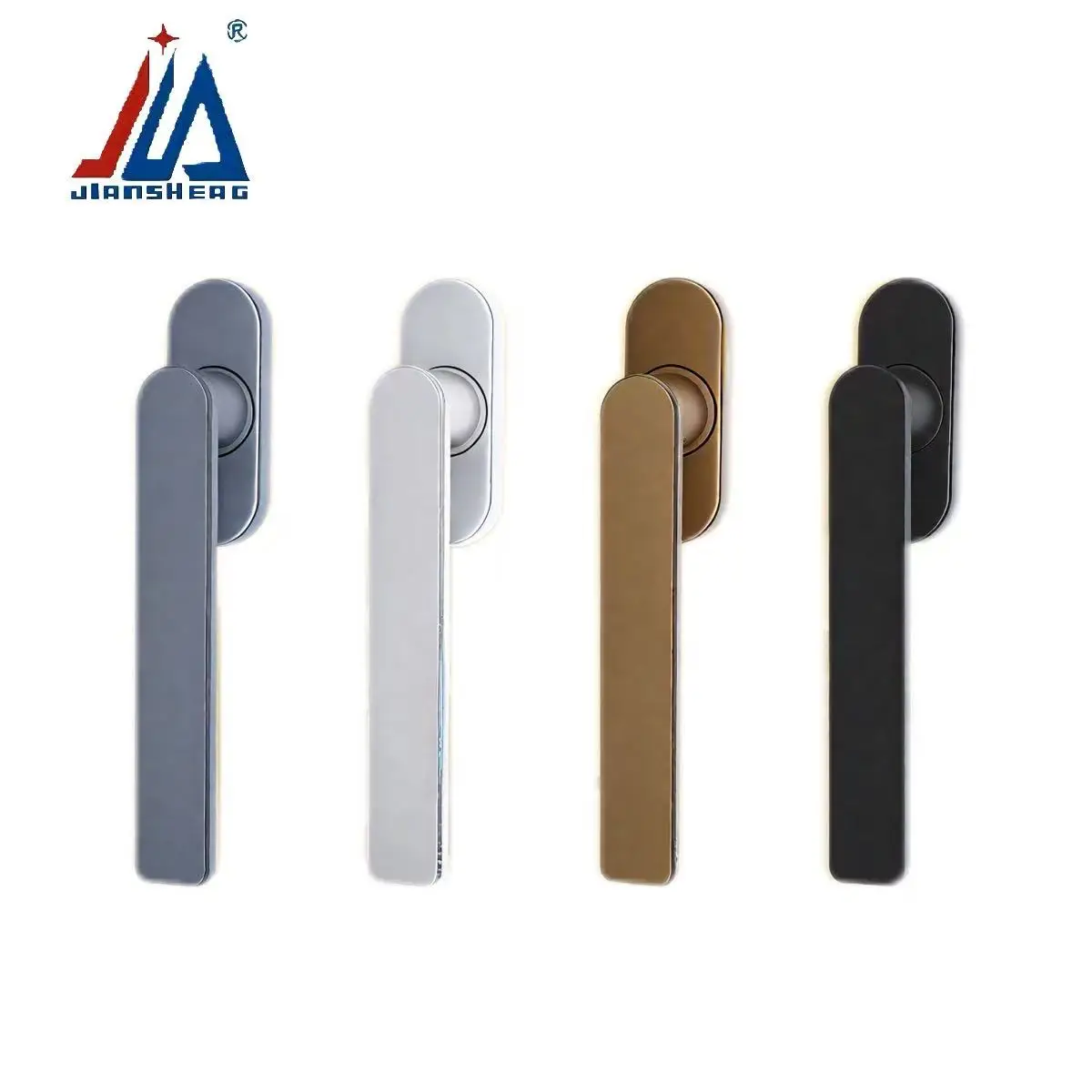 Manivela de ventana, manija de repuesto universal para ventanas de malla de seguridad, inclinación y giro, aleación de aluminio antioxidante