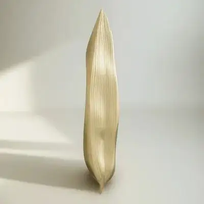 

Stainless Steel Chopsticks Rest Holder Stand Rack Spoon Fork Support Fog Gold Creative Japanese Leaf Design Elegant