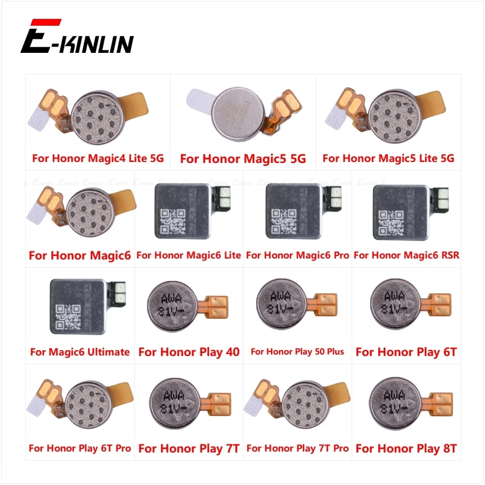 Vibrator For HuaWei Honor Magic4 Magic5 Magic6 RSR Ultimate Play 40 50 6T 7T 8T Pro Plus Lite 5G Vibration Motor Module Parts