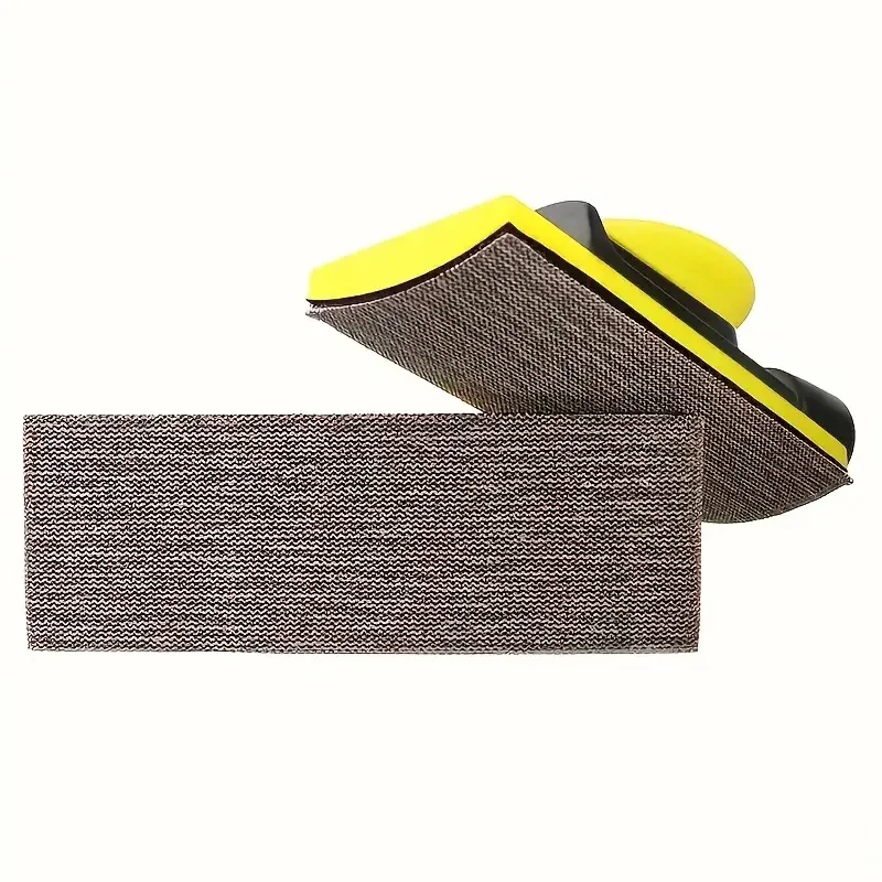 Papel de lija Rectangular, 10 Uds., accesorios, papel de lija al vacío, disco de lijado, papel abrasivo para herramientas de lijadora de 70x198mm
