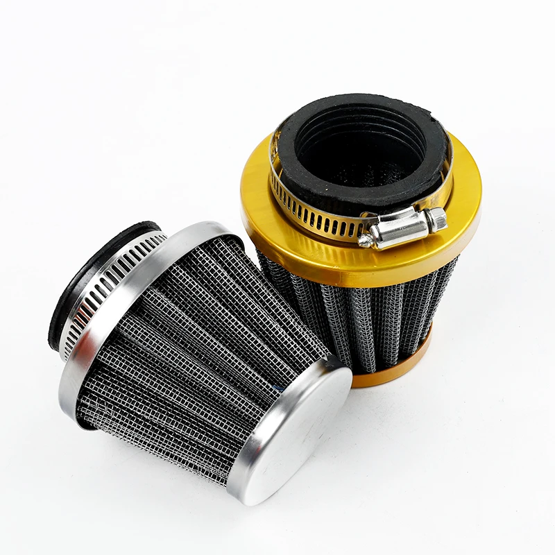 35mm 38mm 42mm 45mm Air Filter Clearner For Gas Motorized Bicycle Push Mini Moto Pocket Bike ATV Quad 4 Wheeler Motorcycle Parts