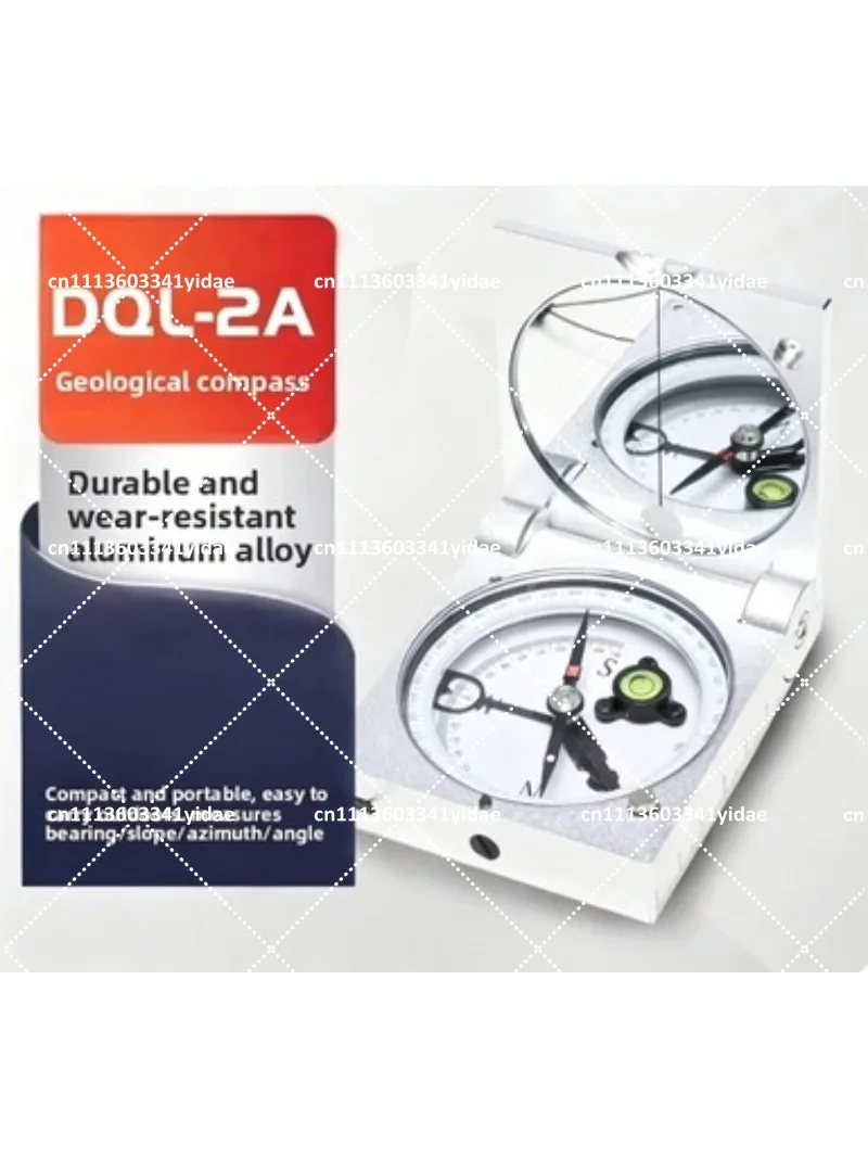 Professional Outdoor Sports Compass, Mining Pocket Transit for Geological Surveying