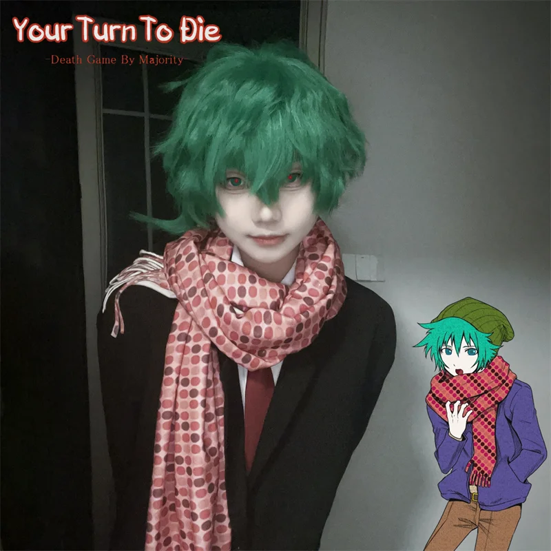 Your Turn To Die Death Game By Majority Hiyori Sou Unisex Cosplay Long Scarf Single Sided Winter Warm Costume Holiday Xmas Prop