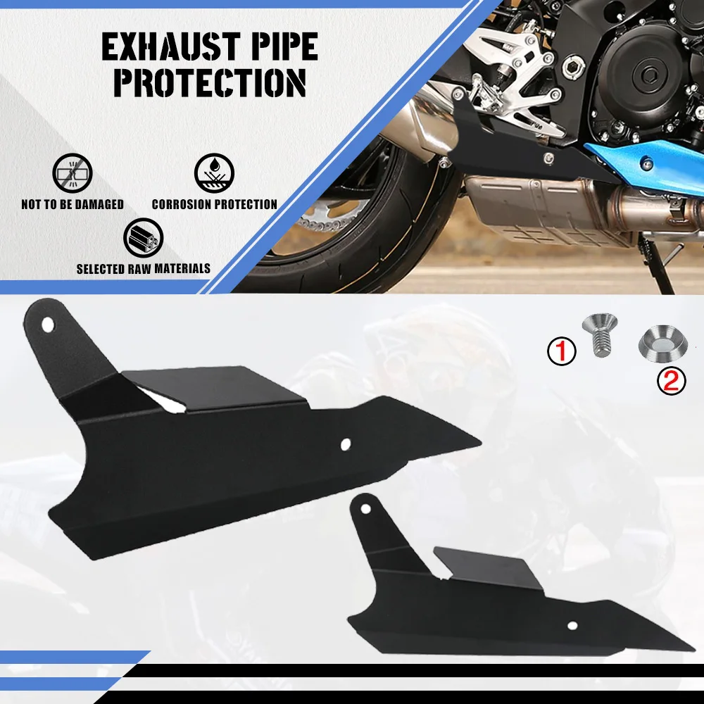 

For Suzuki GSX-S S1000 S1000F GSX S1000GT GSXS 1000 GT GSXS1000GT KATANA Exhaust Pipe Heat Shield Cover Muffler Protection Guard