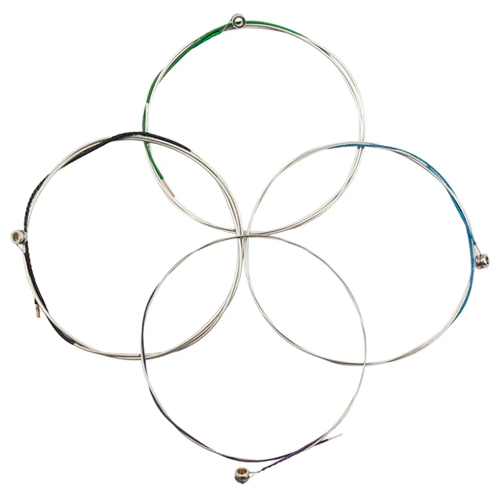 

4 Pcs Violin Strings Musical Instrument Parts Viola Accessory The Accessories Stainless Steel