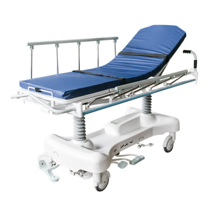 

BT-TR001 Medical X-ray Five Function Hospital Patient Transport Trolley Mobile Emergency Hydraulic Transfer Stretcher