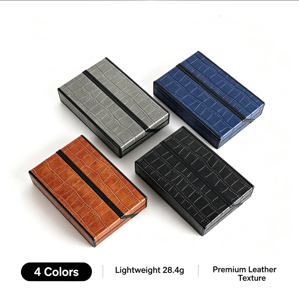 Crocodile Texture Leather Case for IQOS ILLUMA Anti‑Drop Protective Cover Slim Lightweight Shell for IQOS ILLUMA I ONE Holde