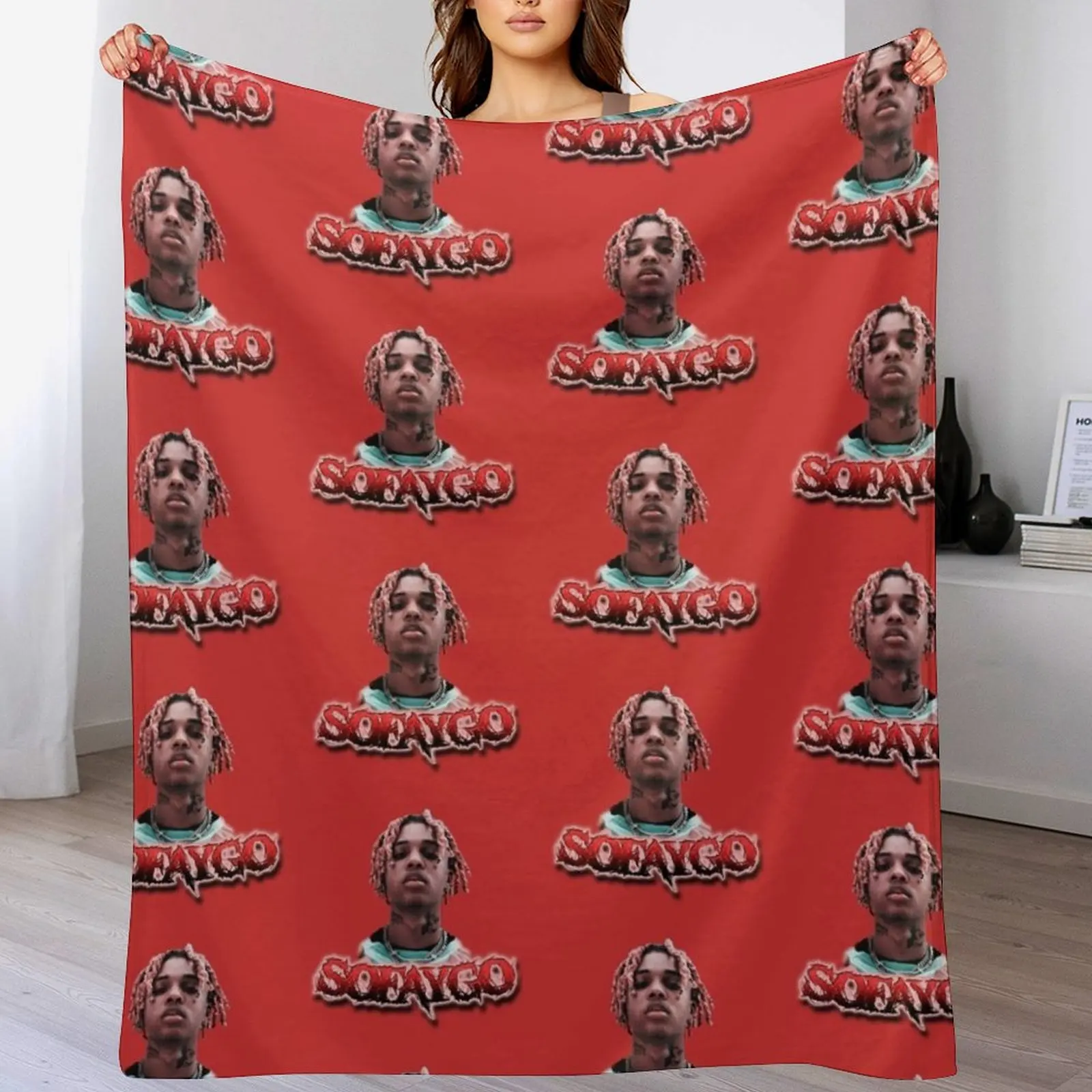 

SoFaygo Rapper Throw Blanket Summer Beddings Comforter heavy to sleep Cute Blankets