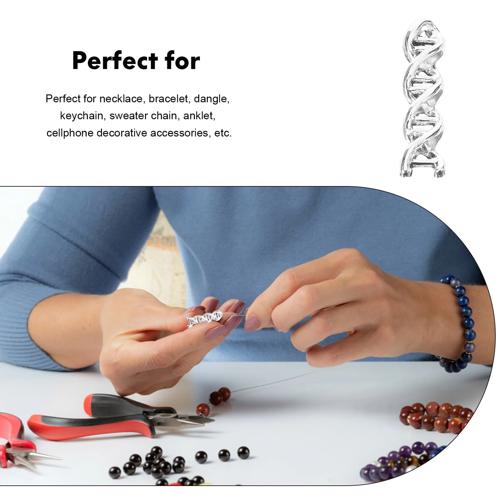 

50 Pcs Retro Zinc Alloy Pendant Charms for Jewelry DIY Accessories Hospital Theme Necklace Bracelet Earring Decorations