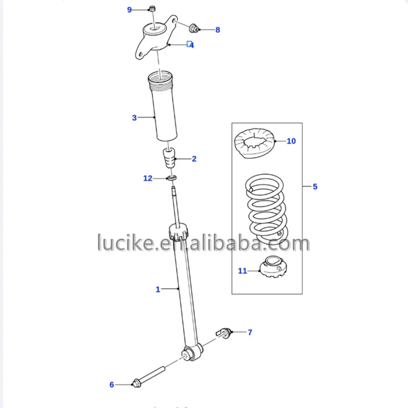 

for Jaguar XE rear shock absorber top glue T4N7372 T4N7374 T4N14851 T4N14853