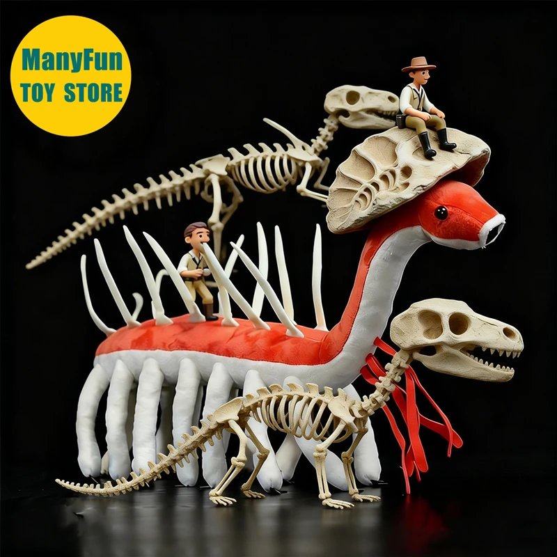 Hallucigenia Plush Toy High Fidelity Cambrian Insect Cute Plushie Worm Lifelike Palaeontology Fossil Stuffed Animal Kids Doll
