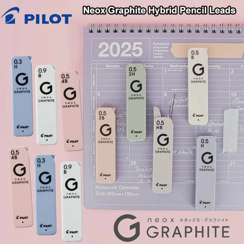 Pilot Neox Graphite Lead Quality High Hybrid Mechanical Pencil Refills Effortless Write Professional Draw/Sketch/Exam Stationery
