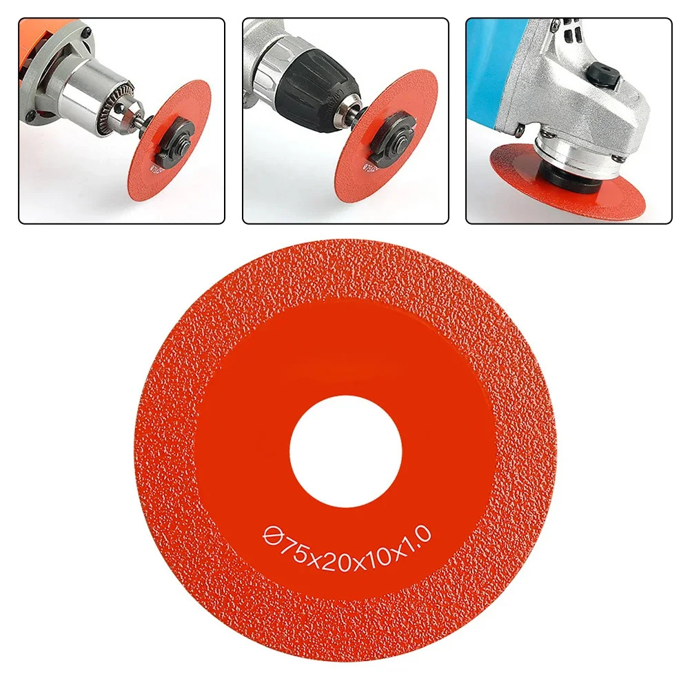 75mm Super Thin Cutting Disc For Glass Porcelain Tile Granite Marble Saw Blade Household Power Tools Replacement Spare Parts For