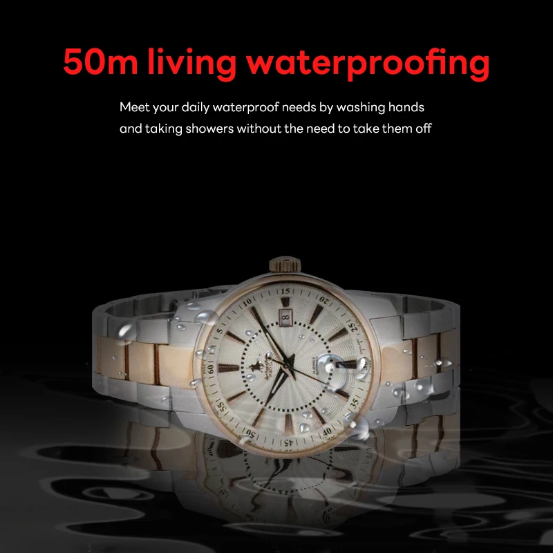 Polo Club Automatic Mechanical Watch European American Business Leisure Wristwatch Luxury Silver Luminous Waterproof Watch PL179