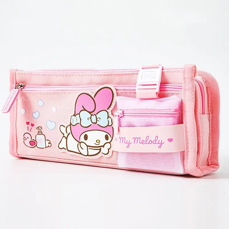 Sanrioed Kuromi Cinnamoroll Melodie Schattige Hello Kitty Kinderen Etui Cartoon Schoolkinderen Briefpapier Organisator Tas Cadeau